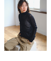 SIMPLE YET PVA WOOL タートルネック