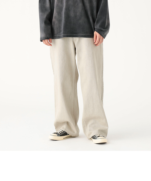 フェード 5ポケット デニム パンツ