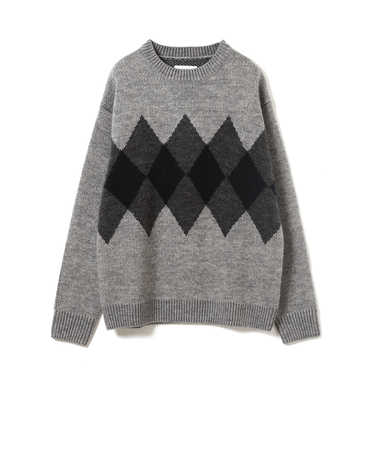 5ゲージ アーガイル ニット