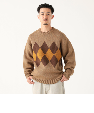 5ゲージ アーガイル ニット