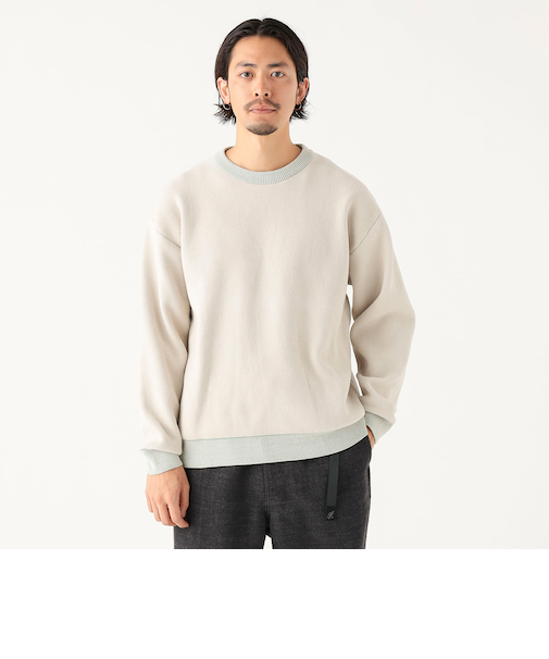 9ゲージ モール ダブルフェイス ニット