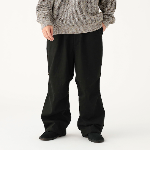 裏起毛 オーバー パンツ