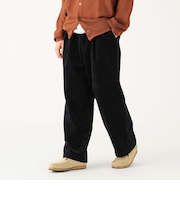 8ウェル コーデュロイ ワイド パンツ