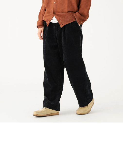 8ウェル コーデュロイ ワイド パンツ