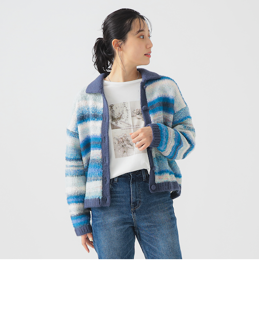 ニット カーディガン