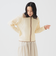 ニット ジップ ブルゾン