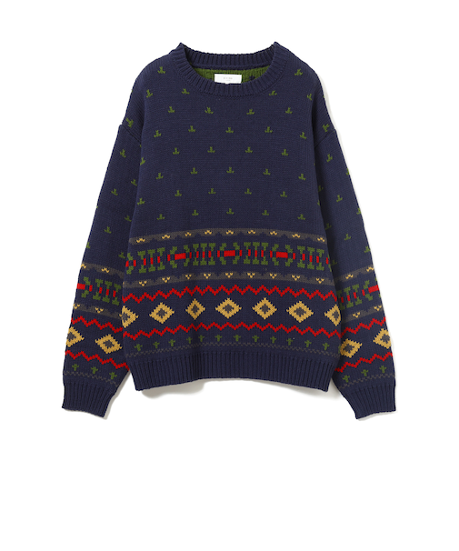 3.5ゲージ フェアアイル ニット