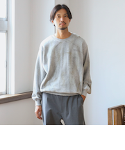 ambiance / ステイン クルーネック スウェット