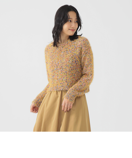 ミックスヤーン ニット