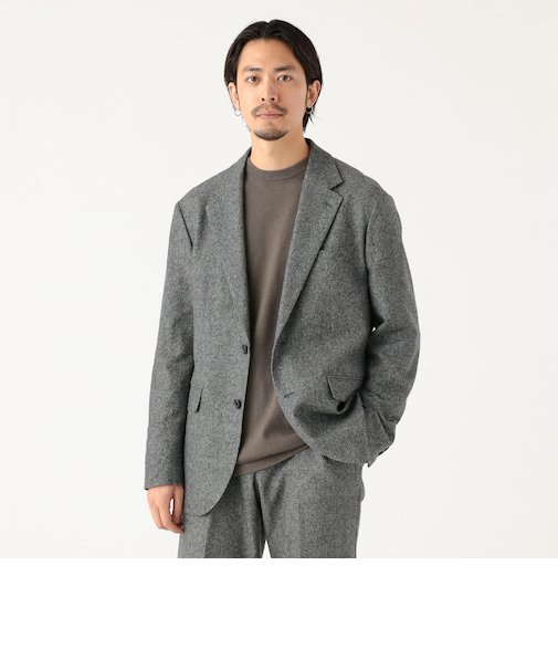 ツイル 2ボタン ジャケット レギュラーフィット