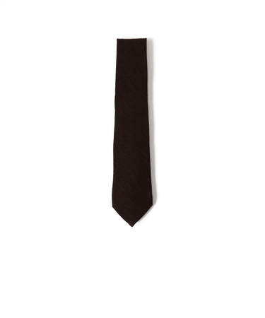 BBC ジャカード ウール コットン ネクタイ 25FW