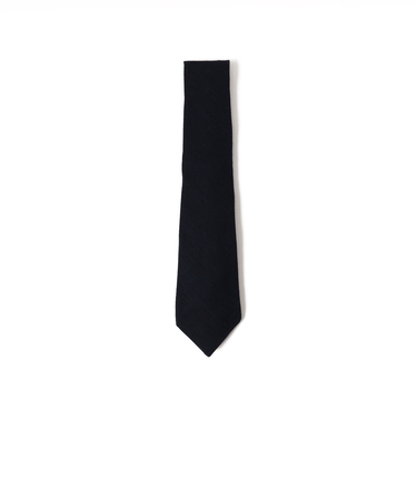 BBC ジャカード ウール コットン ネクタイ 25FW