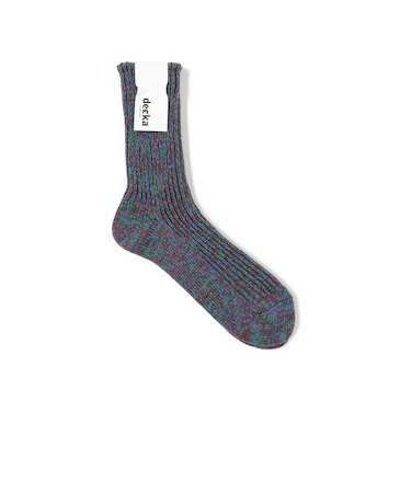 【別注】decka quality socks / ミックス クルー ソックス