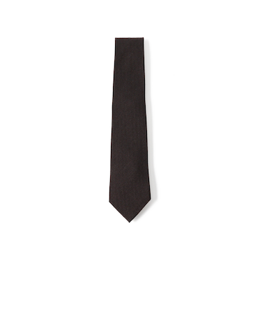 シルク ウール ソリッド ネクタイ 25FW