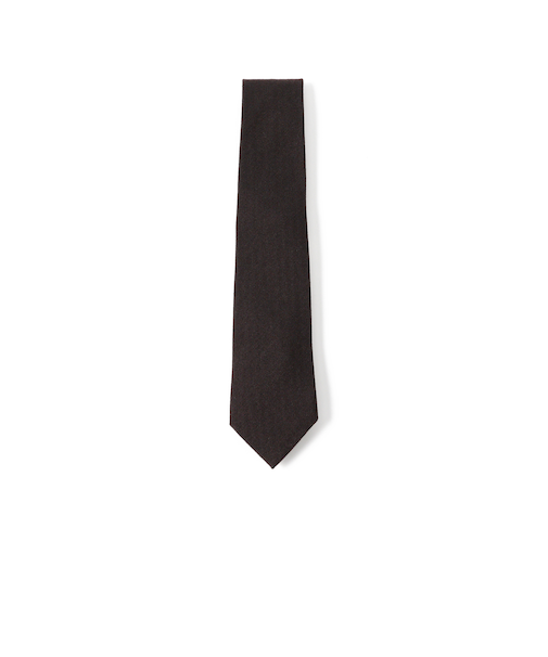シルク ウール ソリッド ネクタイ 25FW