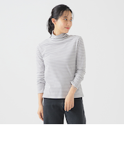 スムース タートルネック カットソー