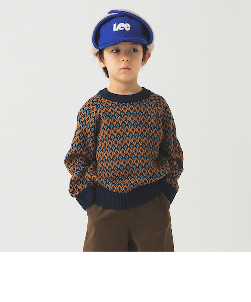 柄編みニット プルオーバー 2025FW（90～140cm）｜ビーミング