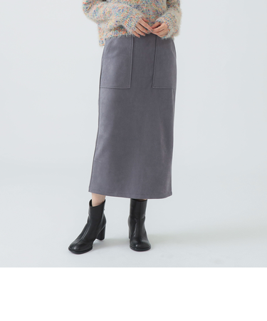 スエード ベイカー スカート