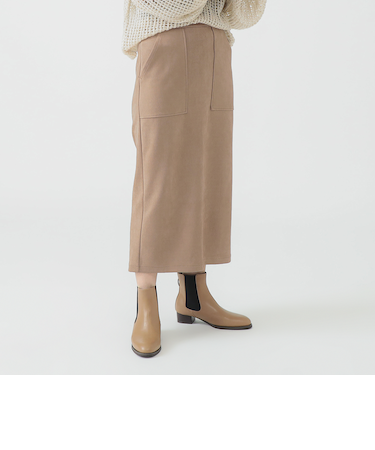 スエード ベイカー スカート