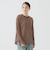 Healthknit / Multi Border Waffle Hem Round Crewneck L/S