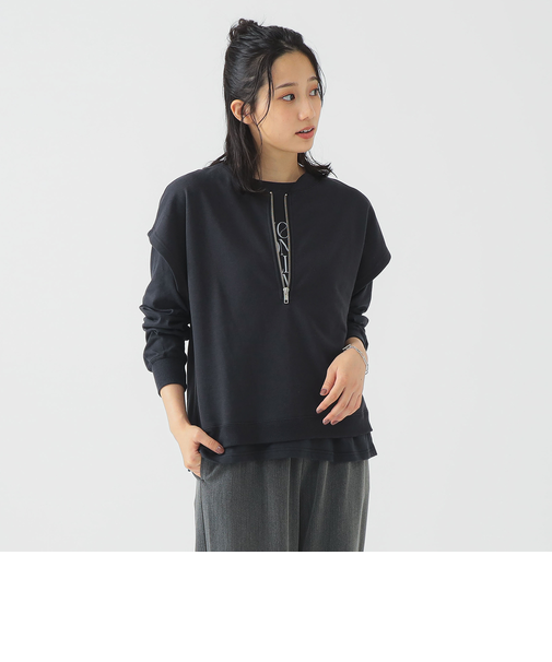 裏毛スウェット × ロゴTシャツ セット(セットアイテム)