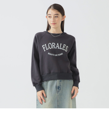 裏起毛 ロゴ プルオーバー