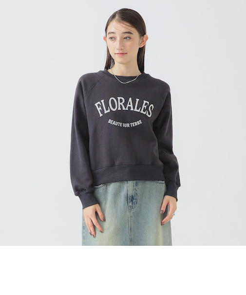 裏起毛 ロゴ プルオーバー