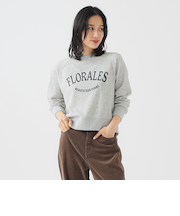 裏起毛 ロゴ プルオーバー