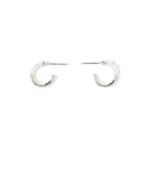 マルモ◆ケシパール フープピアス✧花籠 受注制作】Plumerian Hoop. 本物のお花 まるごとプルメリアの