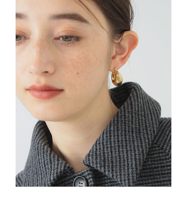 ワイド フープ ピアス