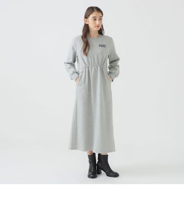 裏毛ロゴ ワンピース