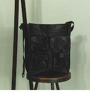 【別注】BAICYCLON by bagjack / シンセティック レザー ショルダー バッグ
