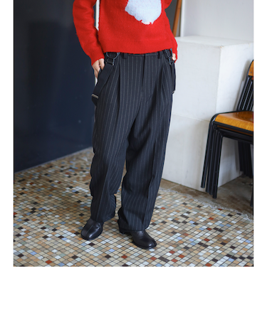 ambiance / STRIPE SUS PANTS