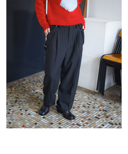 ambiance / STRIPE SUS PANTS