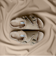 BIRKENSTOCK / Zurich  Shearling LEVE Taupe LAF