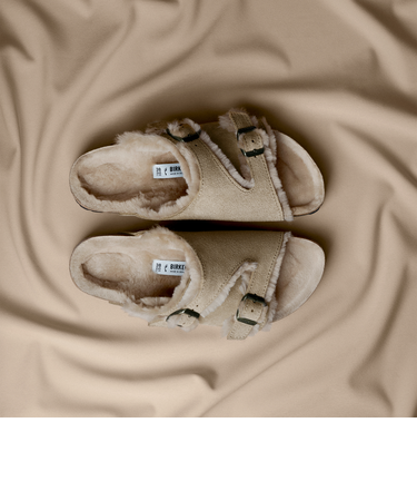 BIRKENSTOCK / Zurich  Shearling LEVE Taupe LAF