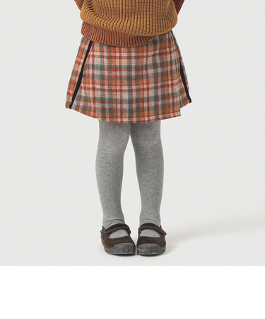 チェック ラップ キュロット 2025FW(100~140cm)