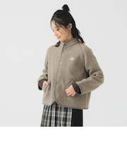DANTON / WOOL LIGHT PILE STANDCOLLAR JACKET