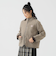 DANTON / WOOL LIGHT PILE STANDCOLLAR JACKET