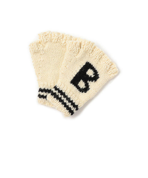 BLACK SHEEP / イニシャル フィンガーレス グローブ