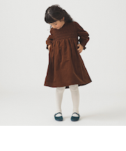 コーデュロイ シャーリング ワンピース 2025FW（100～140cm）