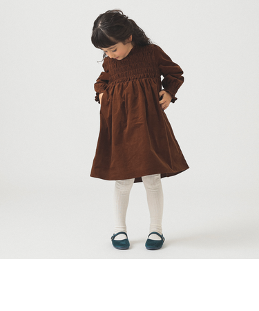 コーデュロイ シャーリング ワンピース 2025FW(100~140cm)