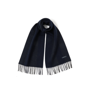 ウール カシミヤ ストライプ マフラー 25FW