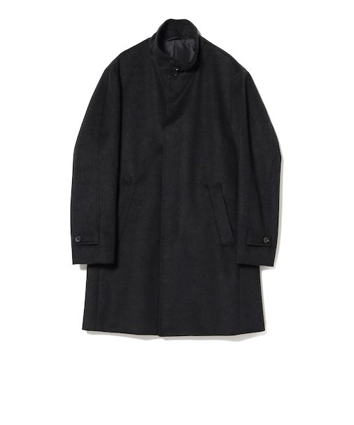 防風 タスマニアウール スタンドカラーコート 25FW