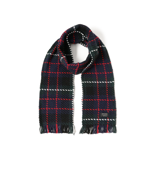 john branigan / チェック マフラー