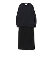 裏起毛カットソー×スカート セット