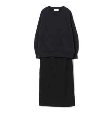 裏起毛カットソー×スカート セット