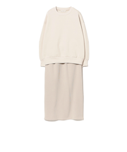 裏起毛カットソー×スカート セット