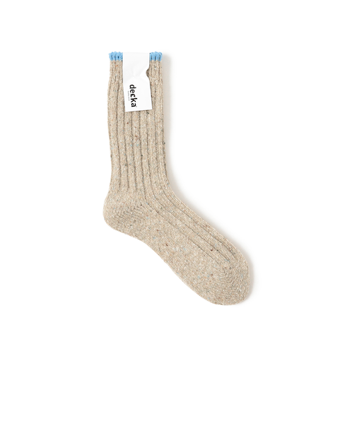 【別注】decka quality socks / ネップ ソックス