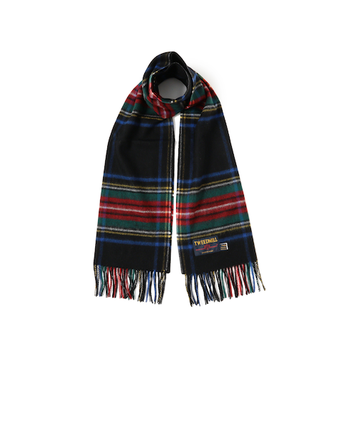 TWEED MILL / チェック ウール ストール